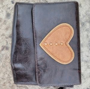 Guang Tong Wallet. Brand new. Early 2000s dark brown